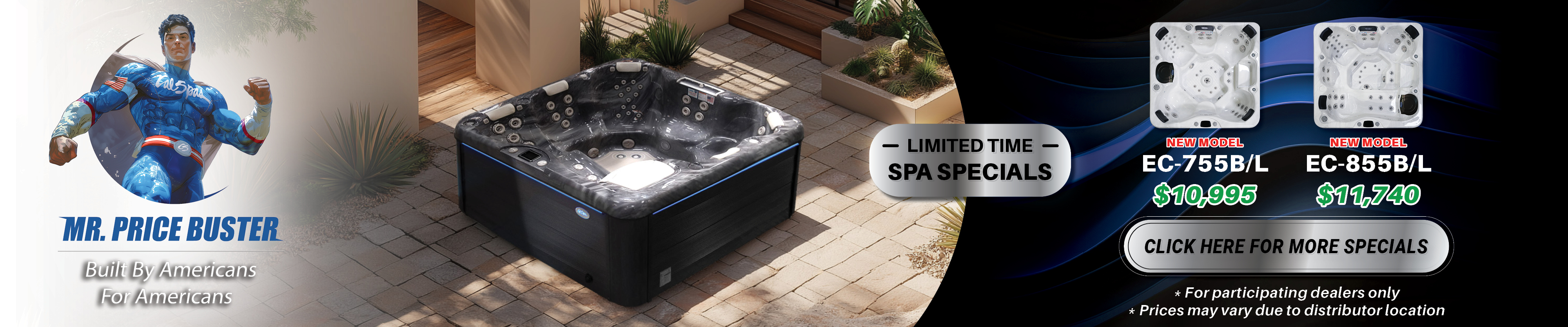 Calspas hot tub being used in a family setting - Hempstead