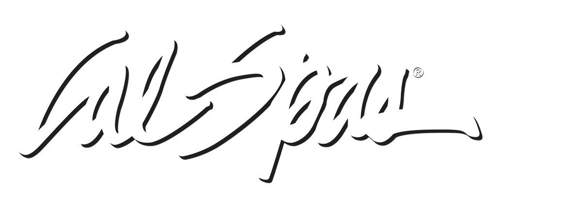 Calspas White logo hot tubs spas for sale Hempstead